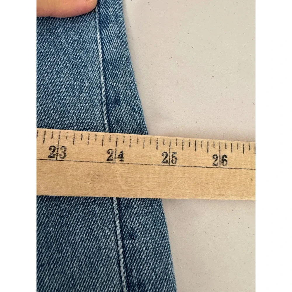 Vans Curbside jeans sz 28‎ Blue Wide Leg High Rise Carpenter Jeans